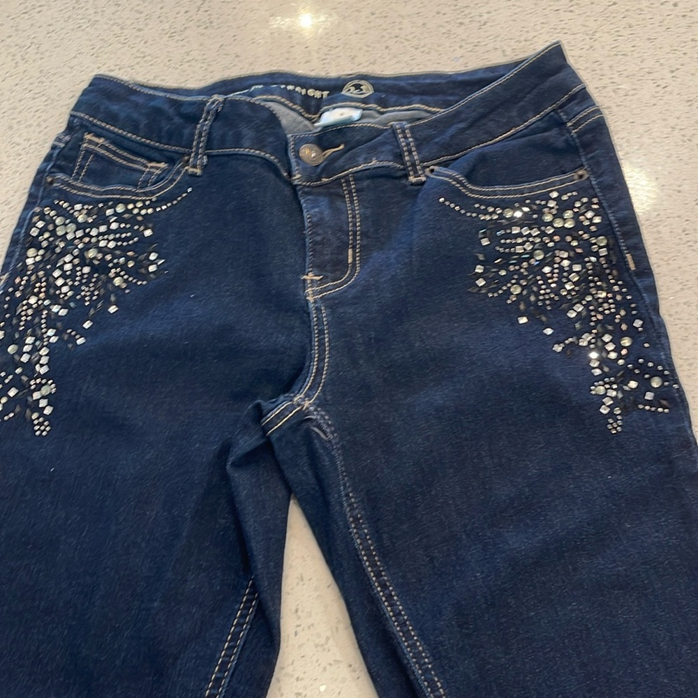 Petite size 4 dark wash jeans